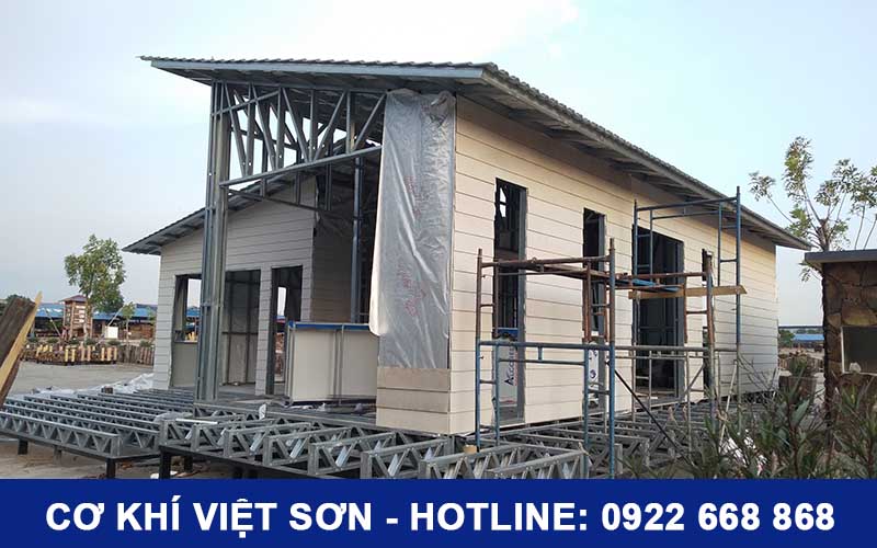 Việt Sơn chuyên thiết kế, thi công nhà lắp ghép chất lượng