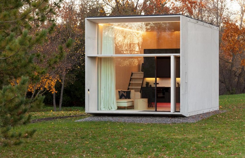 Prefab house ensures safety when staying