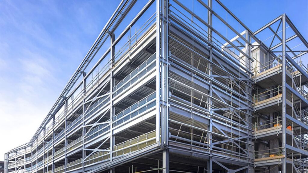 Prefabricated steel building fast construction
