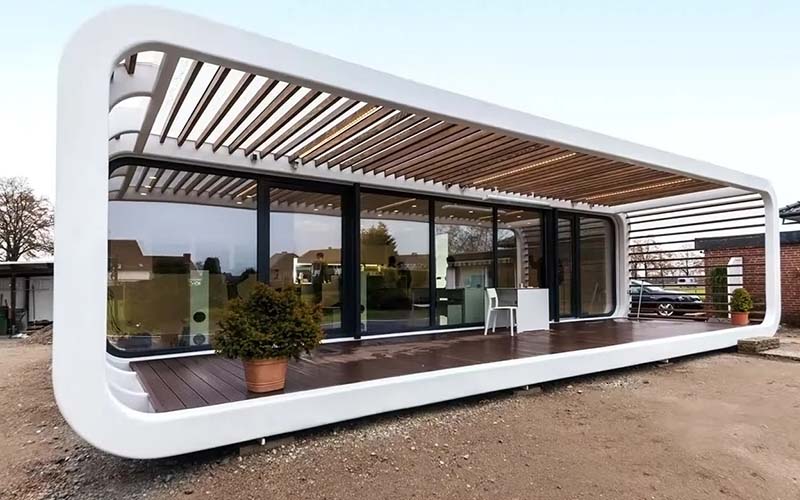 The design of prefabricated houses costing 50 million VND in modern style