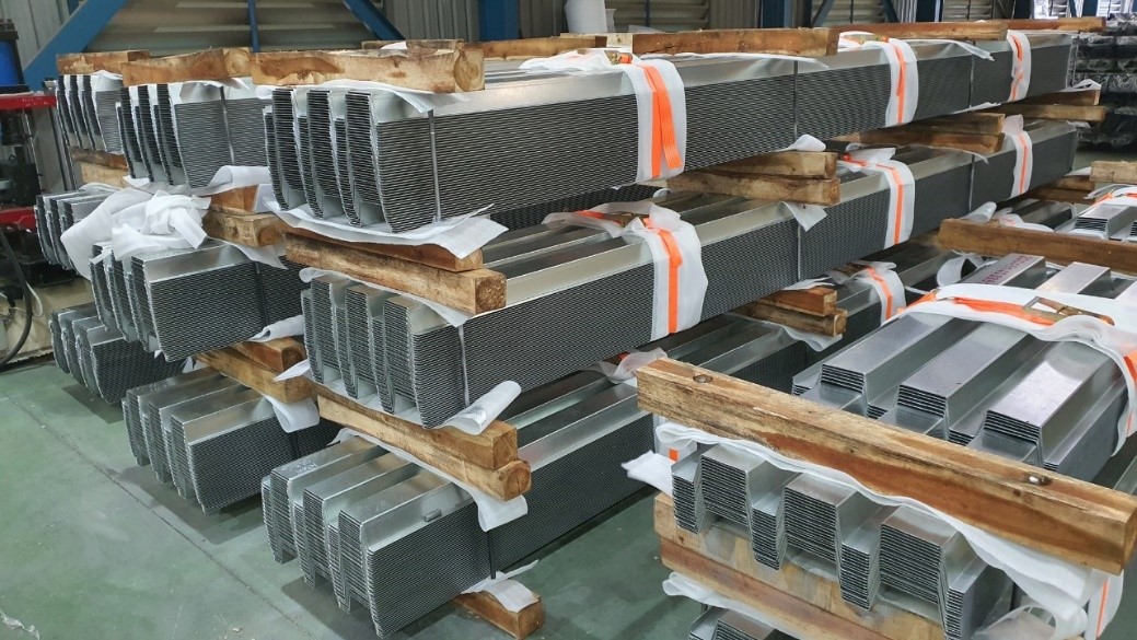 Processing steel plates as required