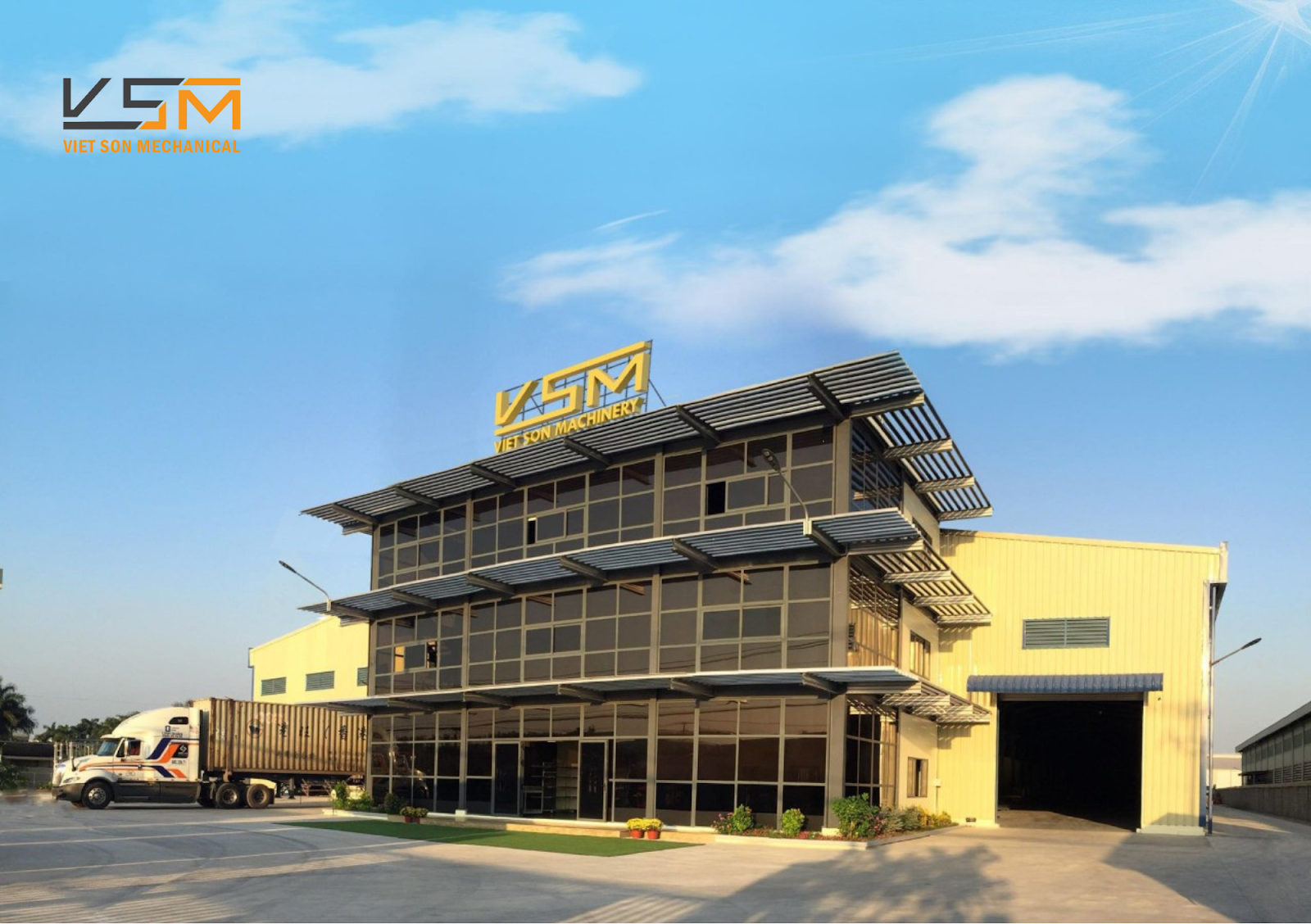 Viet Son - a unit specializing in processing rolled steel and purlins