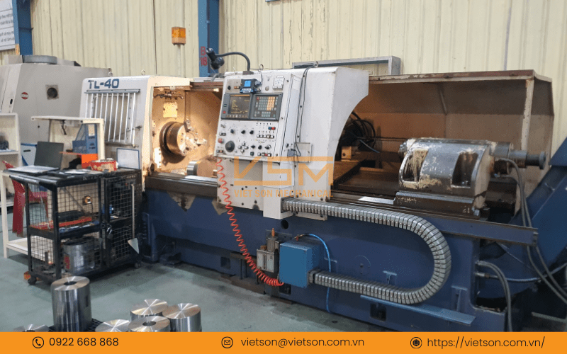 the CNC turning machining Viet Son Mechanical 