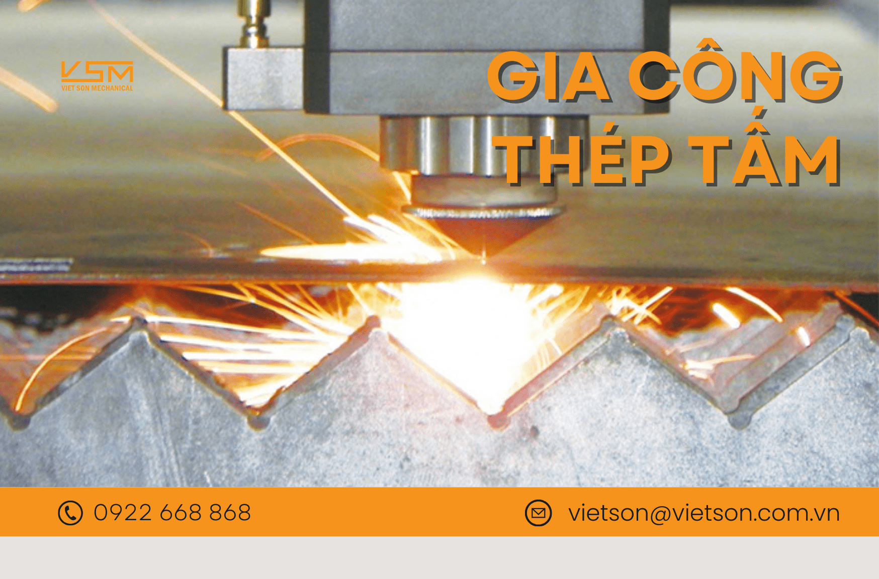 GIA CÔNG THÉP TẤM TẠI CƠ KHÍ VIỆT SƠN