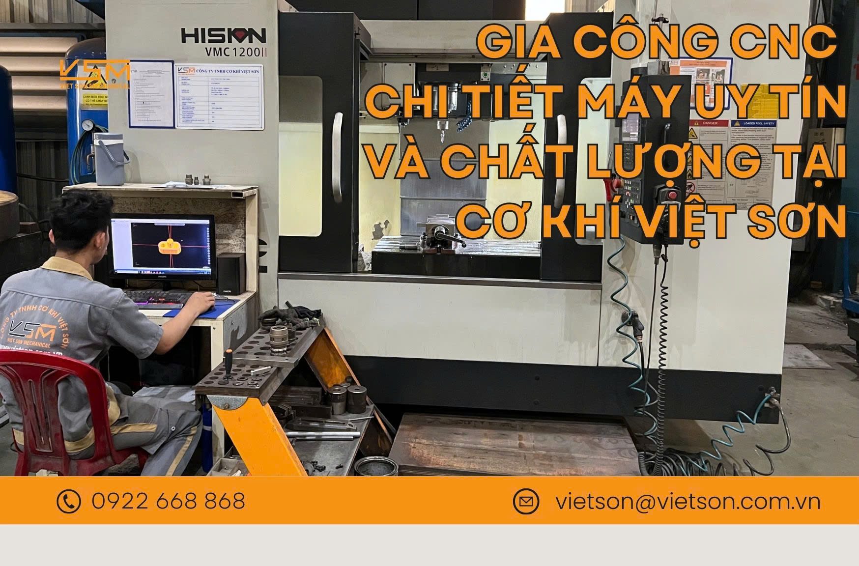 Gia Công CNC Chi Tiết Máy