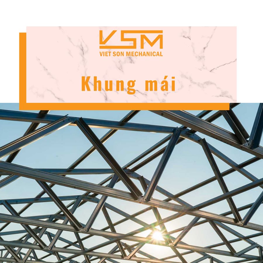 kết cấu khung mái Kết cấu khung mái