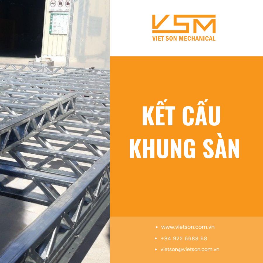 khung nhà lắp ghép Kết cấu khung sàn