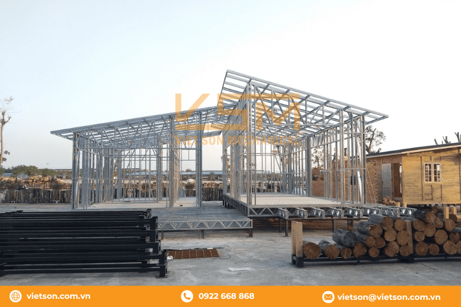 light gauge steel house