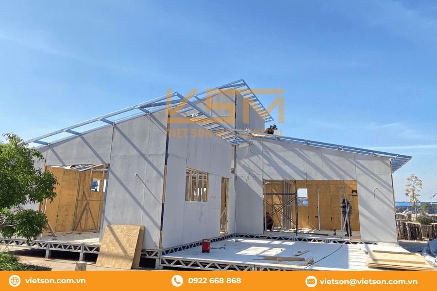 light gauge steel house