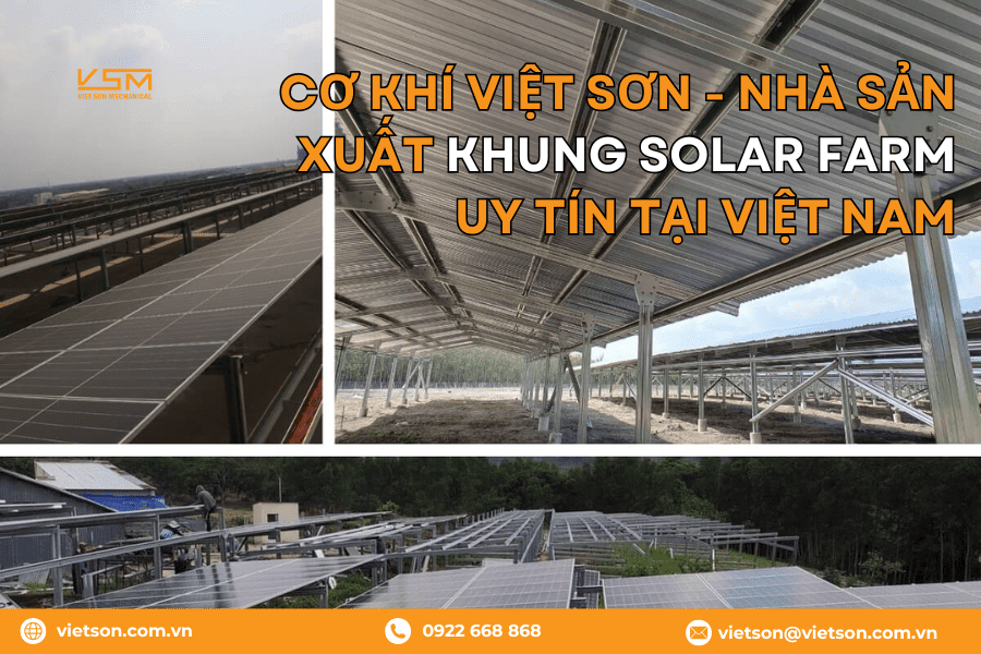 khung solar farm