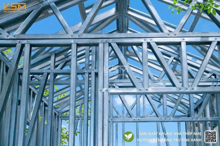 Sản phẩm khung nhà thép nhẹ hướng đến tăng trưởng xanh
