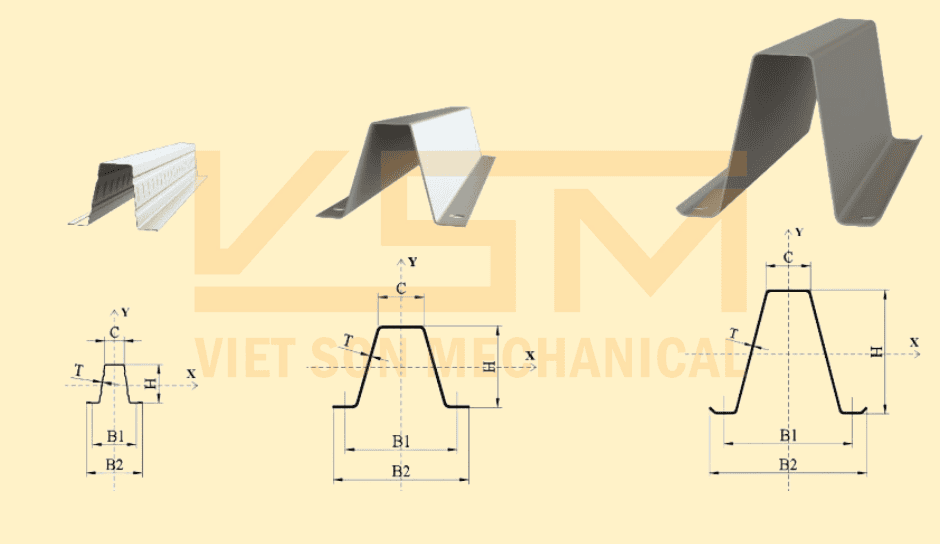 Thanh xà gồ Omega