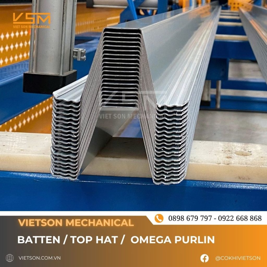 omega batten tophat purlin profile